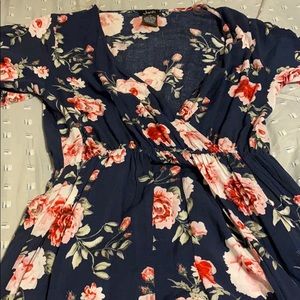 Floral maxi romper